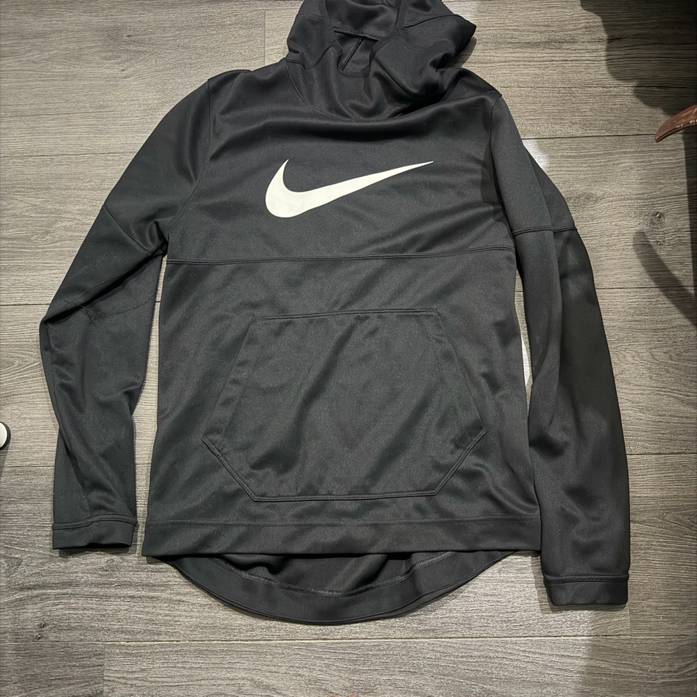 Nike Charcoal Hoodie with Swoosh